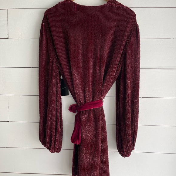 NWT Retrofete Gabriele sequinned rob dress Size XS - Picture 8 of 13